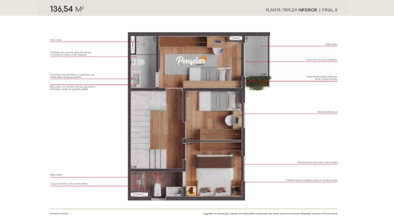 Triplex 3 Dorms Piso 2